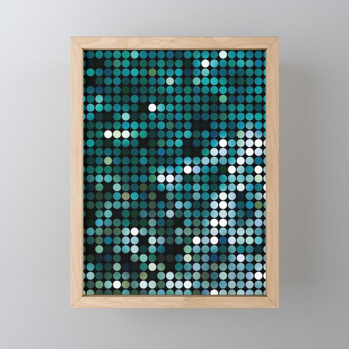 Mosaic ocean Mini Art Print Gallery Image 1