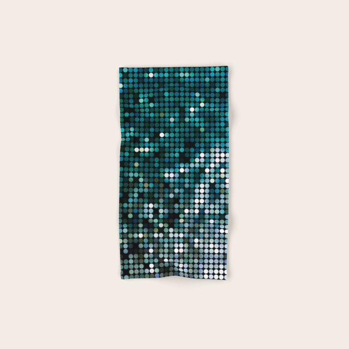 Mosaic ocean Bath Towel Gallery Image 1