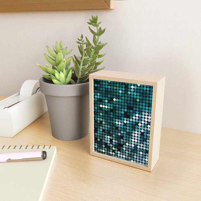 Mosaic ocean Mini Art Print Gallery Image 2