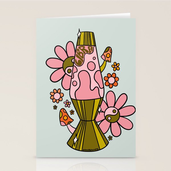 Libra Lava Lamp Stationery Card Gallery Image 1