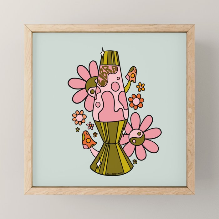 Libra Lava Lamp Mini Art Print Gallery Image 1