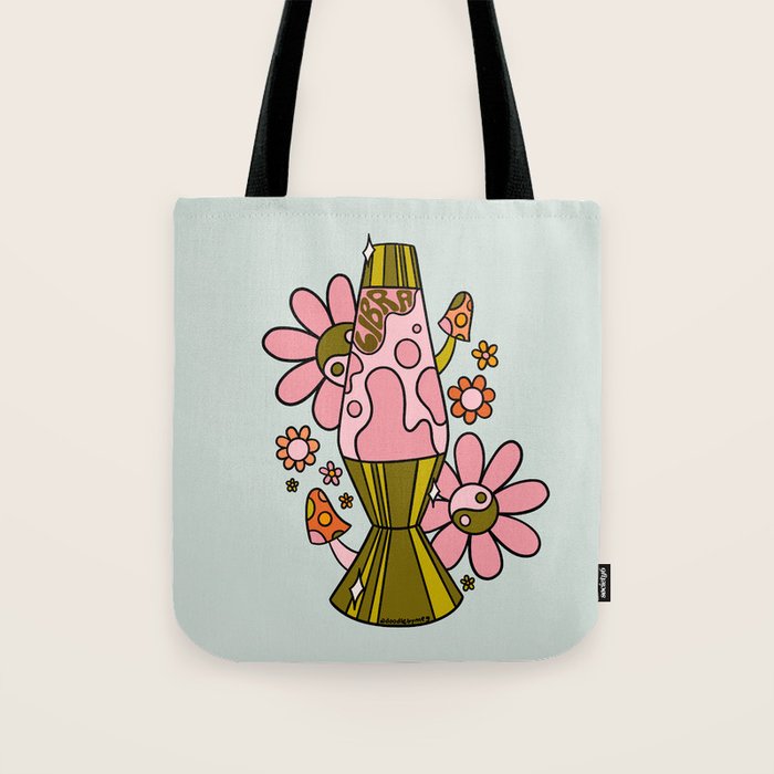Libra Lava Lamp Tote Bag Gallery Image 1