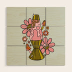 Libra Lava Lamp Wood Wall Art Gallery Image 1