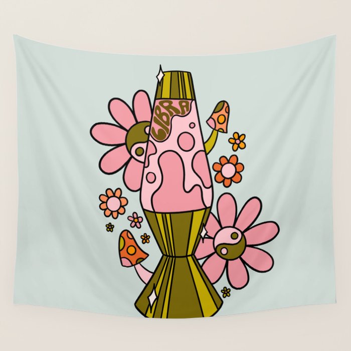 Libra Lava Lamp Wall Tapestry Gallery Image 4