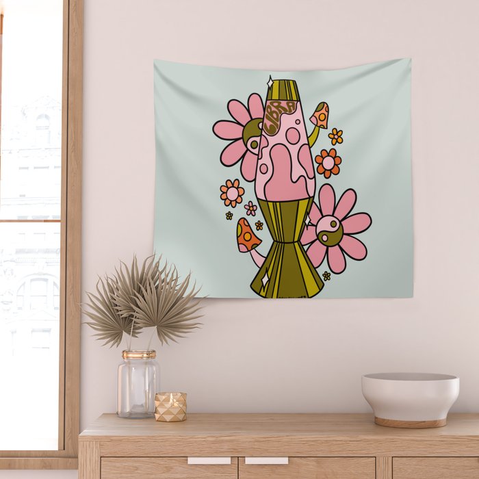 Libra Lava Lamp Wall Tapestry Gallery Image 2