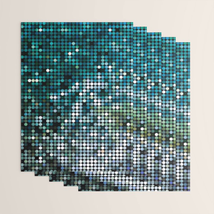 Mosaic ocean Wrapping Paper Gallery Image 3