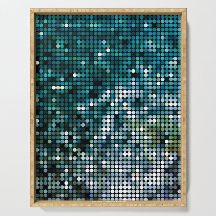 Mosaic ocean Serving Tray Gallery Image 1