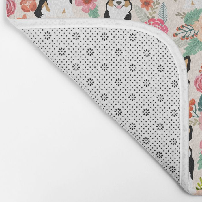Welsh Corgi tri colored cardigan corgi dog breed must have corgi gifts for dog person pet friendly Bath Mat Gallery Image 2