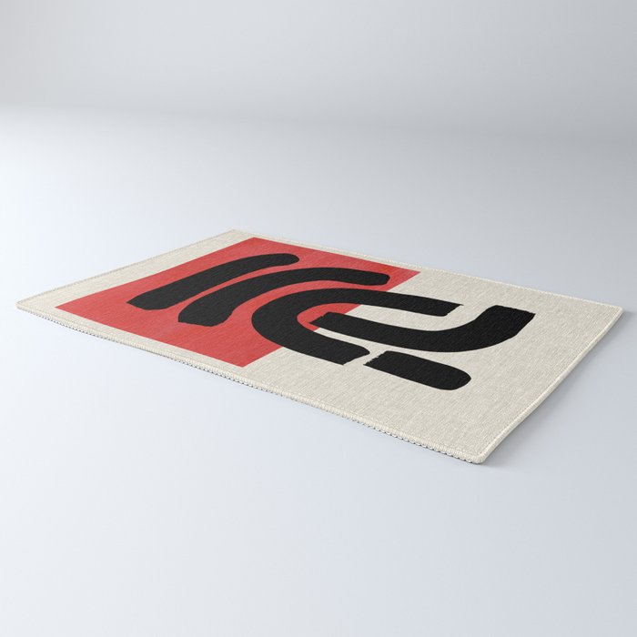 Red Round Rug Gallery Image 3