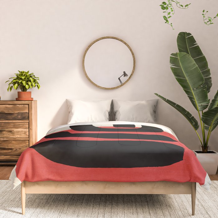 Red Round Comforter Gallery Image 3