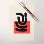 Red Round Wrapping Paper Gallery Image 1