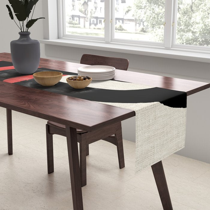 Red Round Table Runner Gallery Image 2