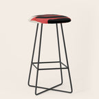 Red Round Stool Gallery Image 1