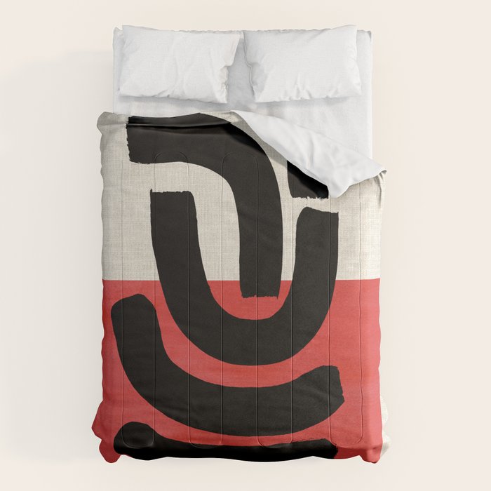Red Round Comforter Gallery Image 1