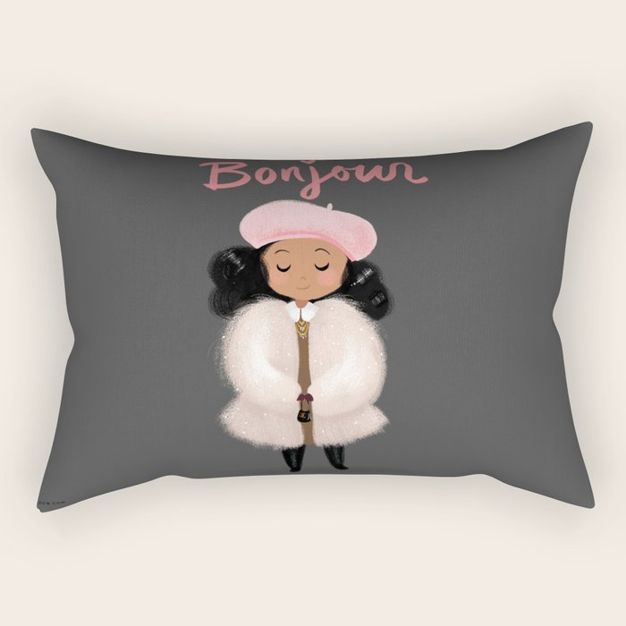 Bonjour! Rectangular Pillow Gallery Image 2