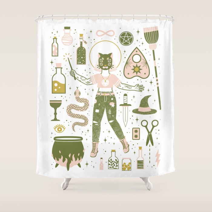 The Witch Shower Curtain Gallery Image 1