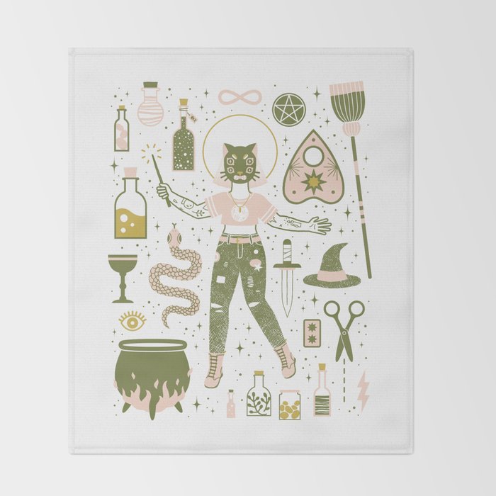 The Witch Throw Blanket Gallery Image 2