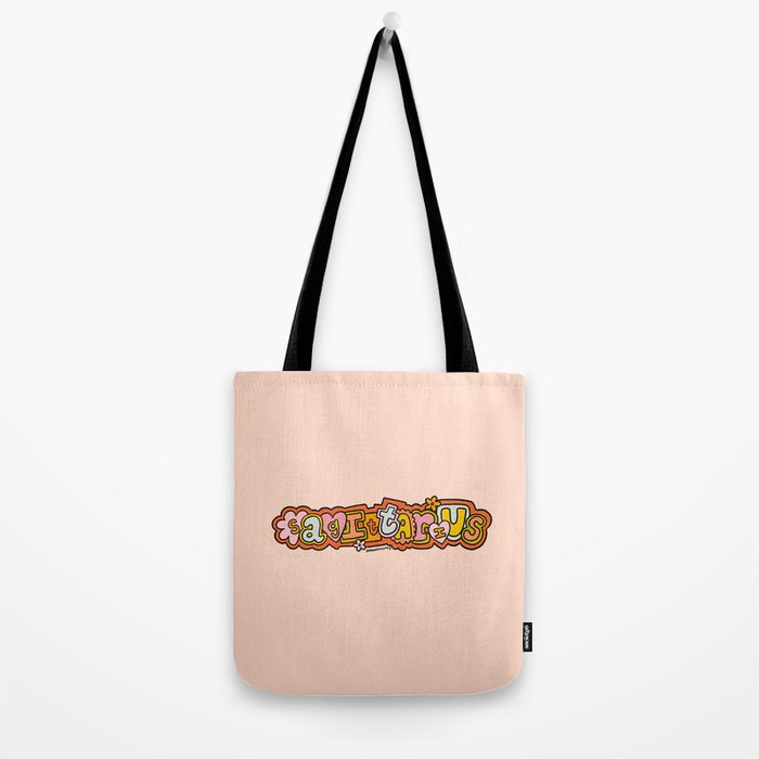 Sagittarius Doodle Letters Tote Bag Gallery Image 2