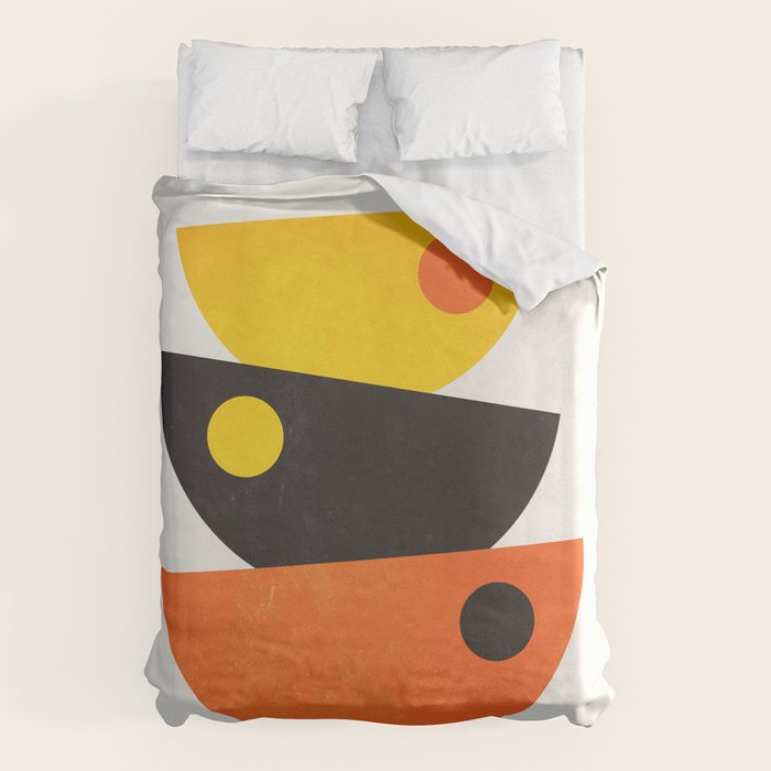 Balance 01: Bowls | Mid-Century Edition Duvet Cover Gallery Image 6