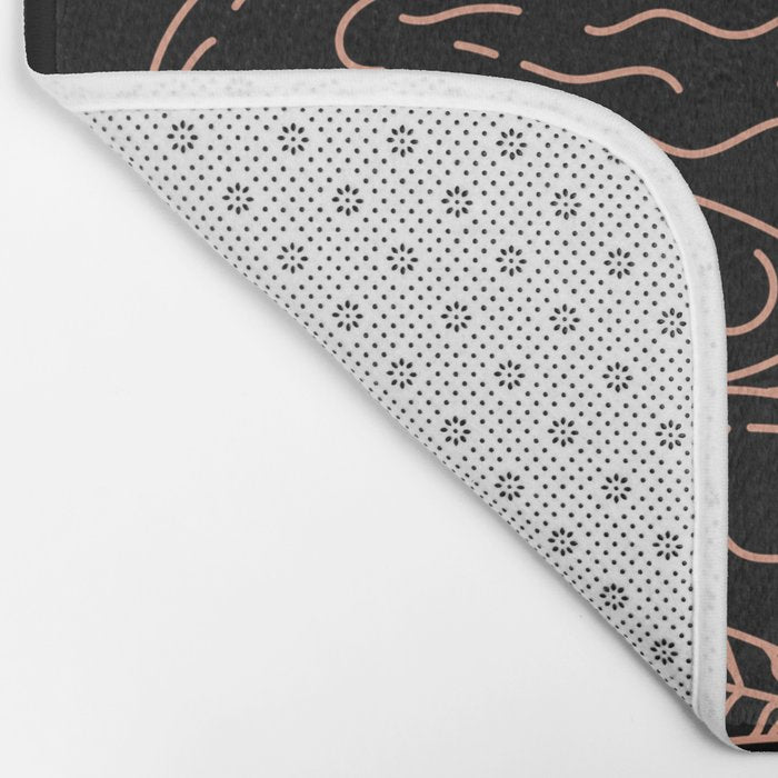 Love or Die Tryinâ Cowhand - Black & Pink Bath Mat Gallery Image 2