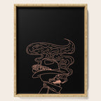 Love or Die Tryinâ Cowhand - Black & Pink Serving Tray Gallery Image 1