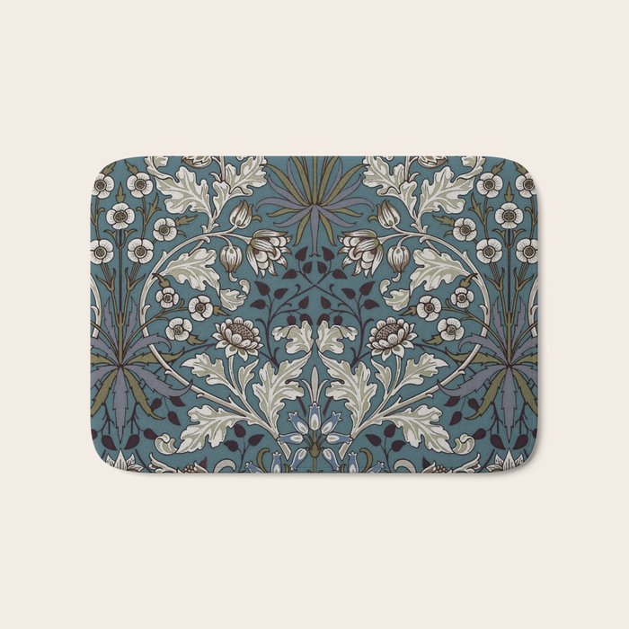 William Morris "Hyacinth" 3. Bath Mat Gallery Image 1