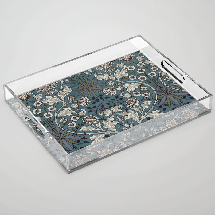 William Morris "Hyacinth" 3. Acrylic Tray Gallery Image 1