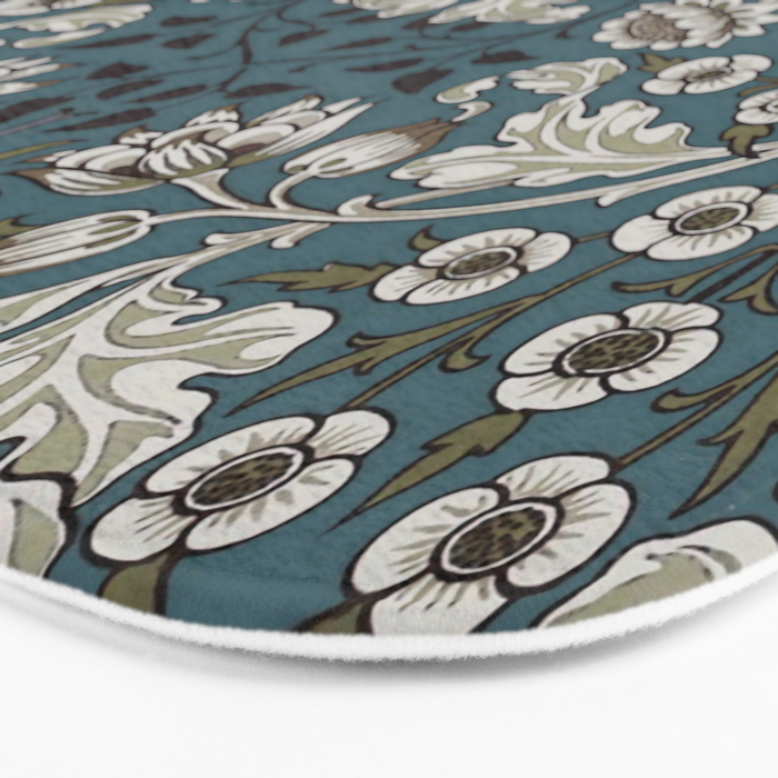 William Morris "Hyacinth" 3. Bath Mat Gallery Image 3