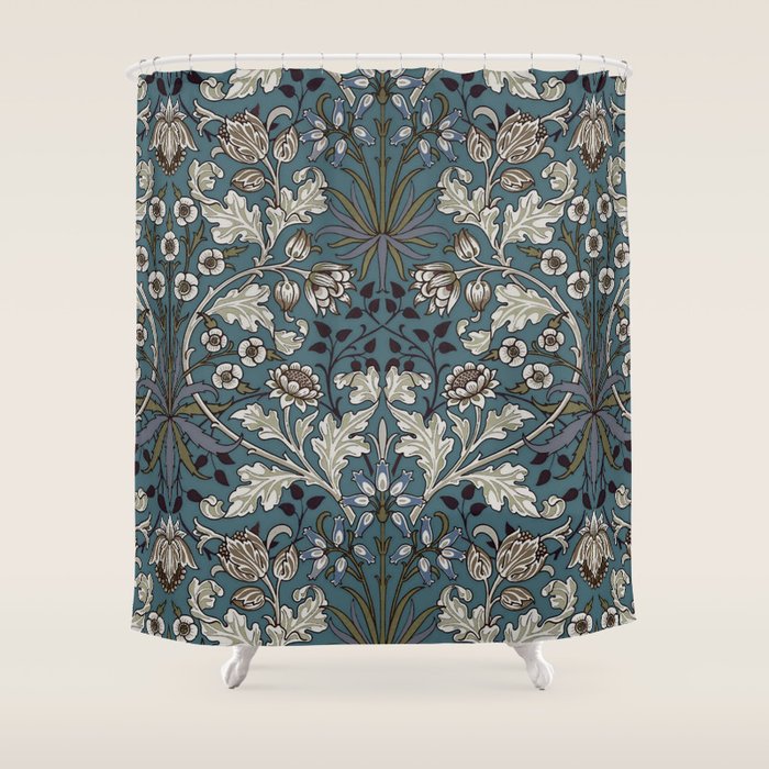 William Morris "Hyacinth" 3. Shower Curtain Gallery Image 1