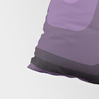 Mid Century Modern Long Rectangles Dark Purple Pillow Sham Gallery Image 4