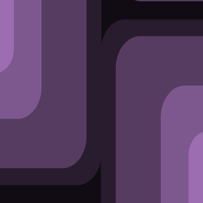 Mid Century Modern Long Rectangles Dark Purple Coffee Mug Gallery Image 2