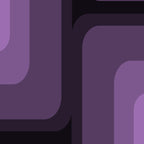 Mid Century Modern Long Rectangles Dark Purple Coffee Mug Gallery Image 2