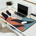 Abstract Art Tropical Leaf Desk Mat Gallery Image 2