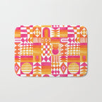 Geometric Tapestry - Summer Sunshine  Bath Mat Gallery Image 1