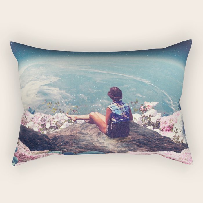 My World Blossomed when I Loved You Rectangular Pillow Gallery Image 1