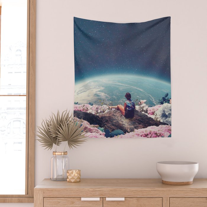My World Blossomed when I Loved You Wall Tapestry Gallery Image 2