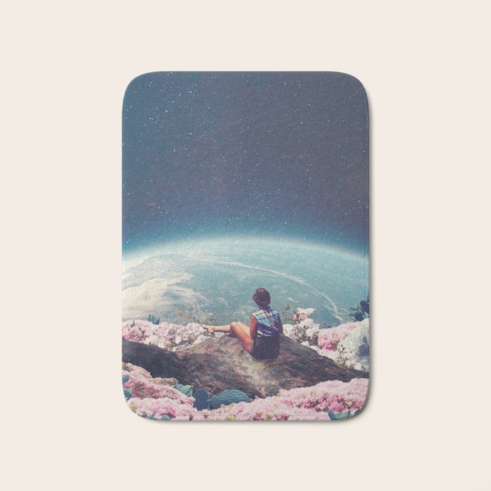 My World Blossomed when I Loved You Bath Mat Gallery Image 1