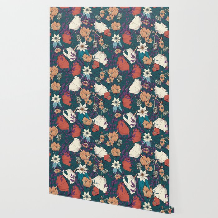 Botanical pattern 008 Wallpaper Gallery Image 2
