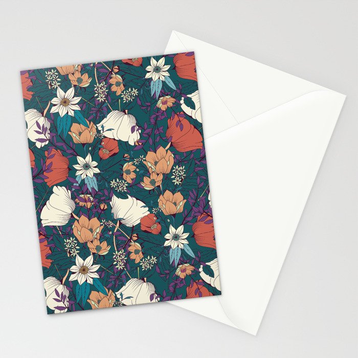 Botanical pattern 008 Stationery Card Gallery Image 2