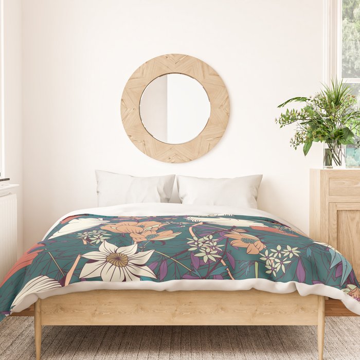 Botanical pattern 008 Duvet Cover Gallery Image 3