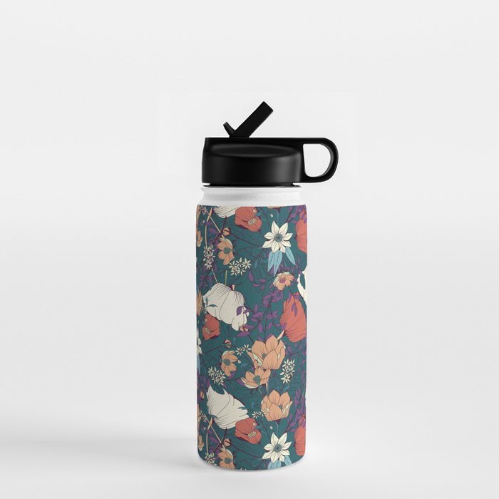 Botanical pattern 008 Water Bottle Gallery Image 1