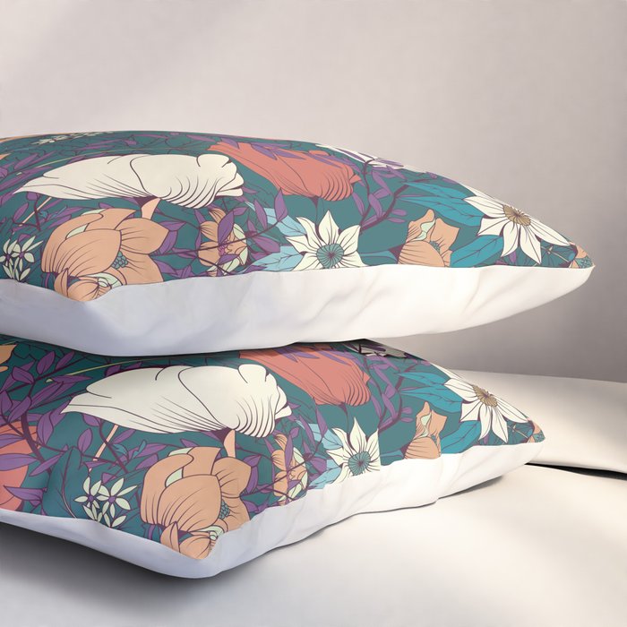 Botanical pattern 008 Pillow Sham Gallery Image 3