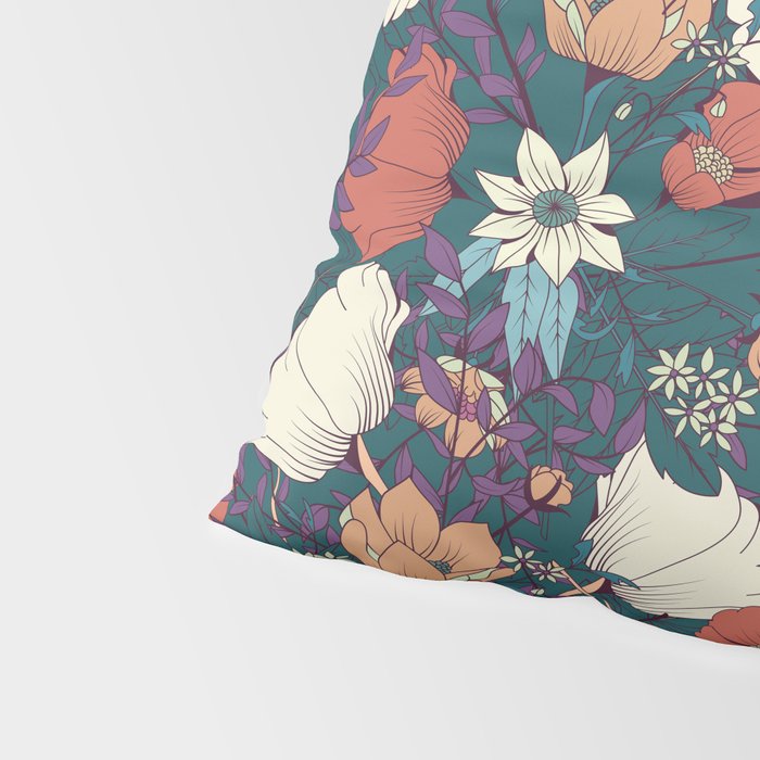 Botanical pattern 008 Pillow Sham Gallery Image 4