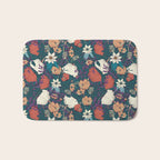Botanical pattern 008 Bath Mat Gallery Image 1
