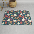 Botanical pattern 008 Rug Gallery Image 1