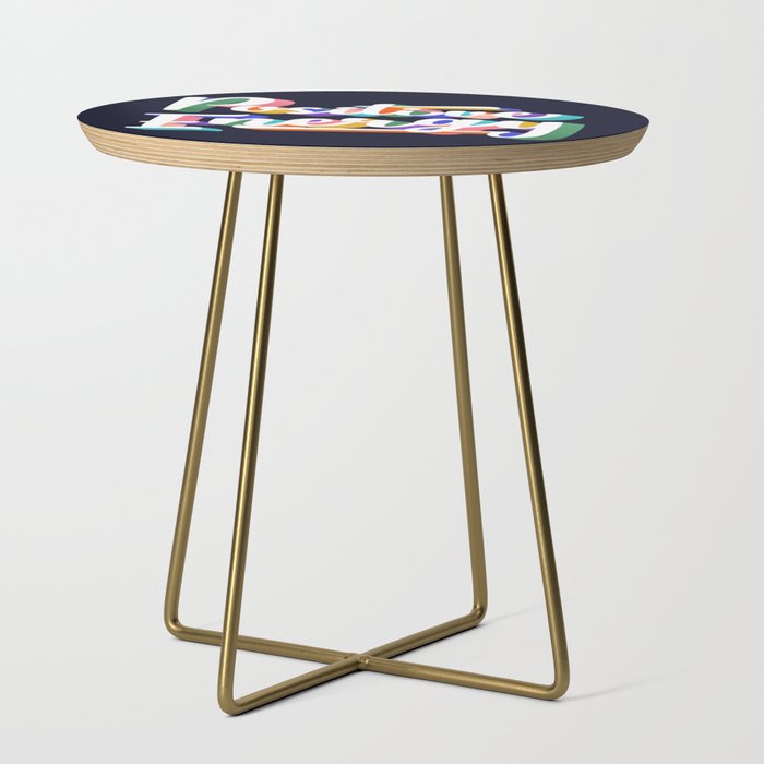 Positive Energy- typography Side Table Gallery Image 1