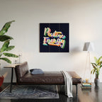 Positive Energy- typography Wood Wall Art Gallery Image 2