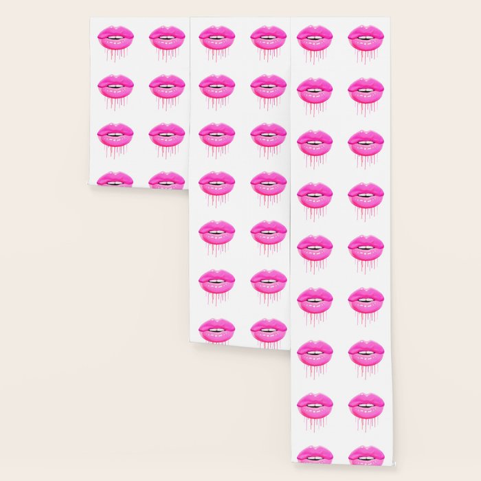 Pink lips Wallpaper Gallery Image 3