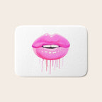 Pink lips Bath Mat Gallery Image 1