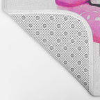 Pink lips Bath Mat Gallery Image 2